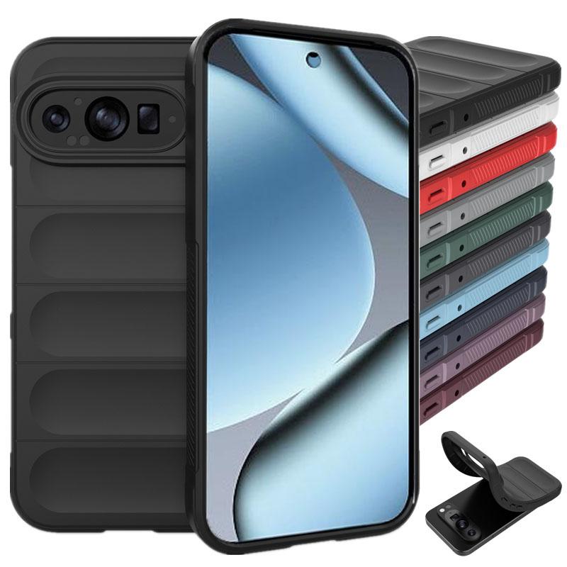 Мягкий на ощупь гибкий силиконовый чехол для Google Pixel 10 Pro XL Pixel 9 9A Защитная накладка Ударопрочный Fundas Coque