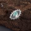 Aqua Chalcedony Gemstone 925 Sterling Silver Jewelry Handcrafted Ring For Women RR-6-14