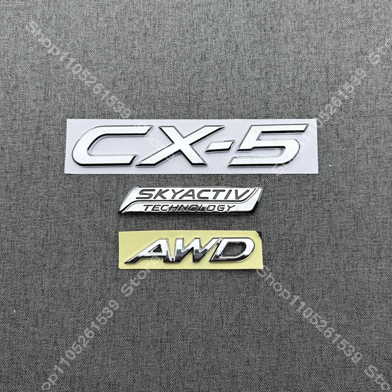 Для MAZDA CX-5 Значок Логотип Решетки Радиатора Передней Задней Крышки Багажника Наклейки Для CX-5 SKYACTIV AWD SKYACTIVG Автомобильные Наклейки wpmek99