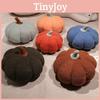 Pumpkin Shaped Stylish Plush Pillow For Sofa Decor With Fluffy Cotton Filling