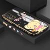 For Redmi Note 13 Pro 12 Pro 12S 11 Pro 11S 10S OPPO A38 A77s A96 Realme C33 C65 OnePlus Cartoon Cute Animal Design Soft Plated TPU Phone Case