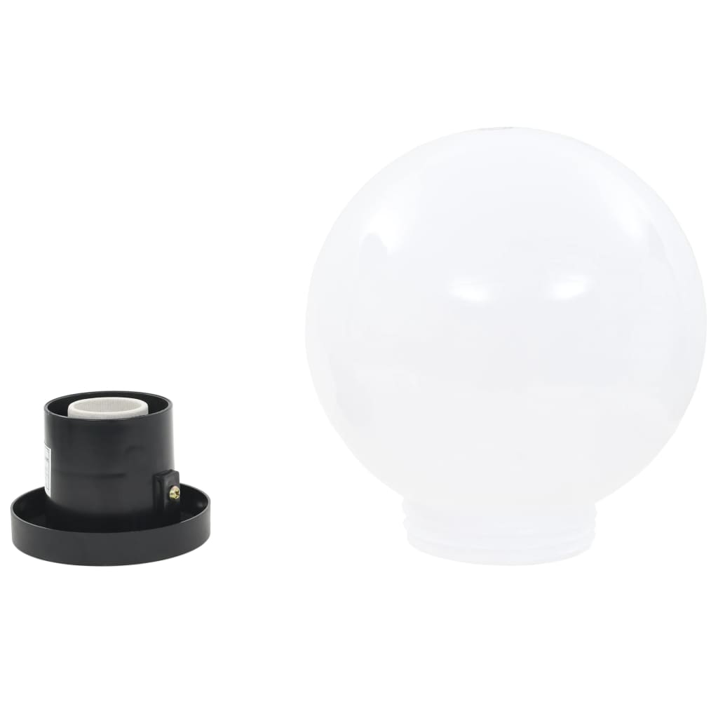 LED Garden Lights 4 pcs Spherical 20 cm PMMA