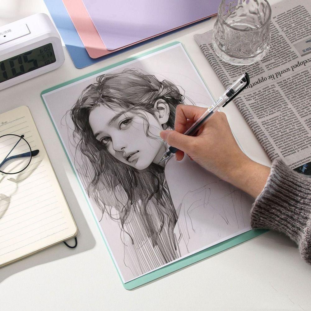 Protective Pad Anti-slip Student Desk Mats Plastic Waterproof Writing Pad Mat A3 A4 A5 A6 Sewing Cutting Mats Tablecloth