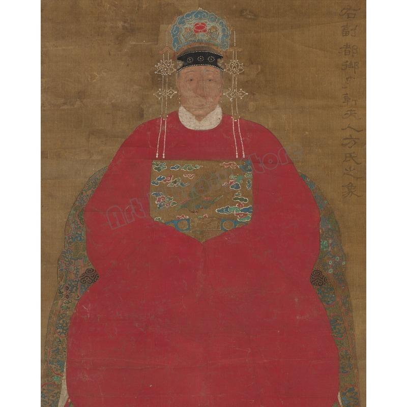 Винтажные китайские императоры в традиционных костюмах Азиатский портрет Постер Холст Живопись Настенное искусство Картинки Домашний декор интерьера Подарок