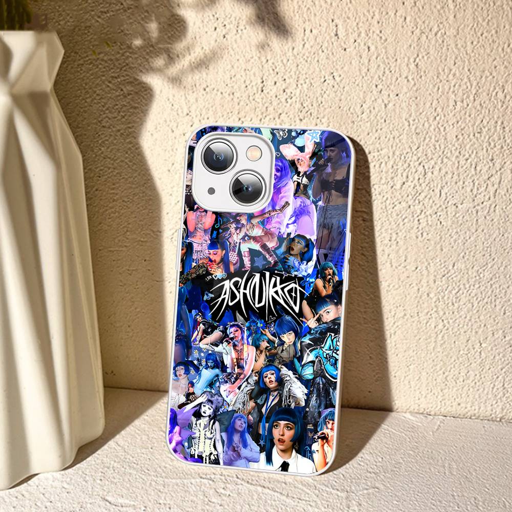 Ashnikko Rapper For IPhone 14 13 12 Mini 11 Pro XS Max X XR 14 Plus Tempered Glass Cover
