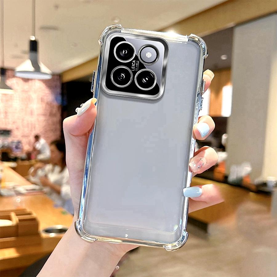 Противоударный чехол для линз с воздушной подушкой для Honor X6C X7D X9D Huawei Nova 14 Pro, силиконовая задняя крышка с покрытием, прозрачная крышка