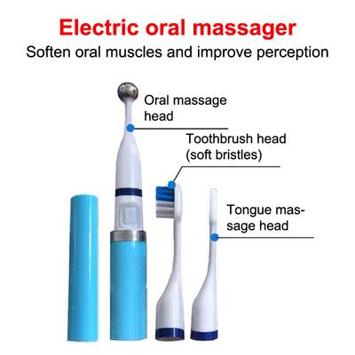 Электрическое устройство для тренировки мышц языка, массажные инструменты для тренировки мышц языка и рта, сменные головки для зубных щеток