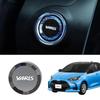 LUMIMAN Toyota Yaris 210 Series 10 Series 15 Series Автомобильный кнопочный переключатель запуска двигателя Crystal Engine Start Button Cover Крышка для кнопок запуска Детали интерьера Dress Up
