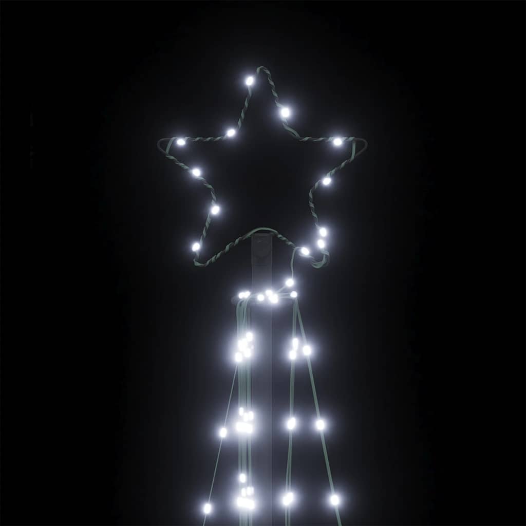 LED Christmas Tree 339 Cold White LEDs 182 cm