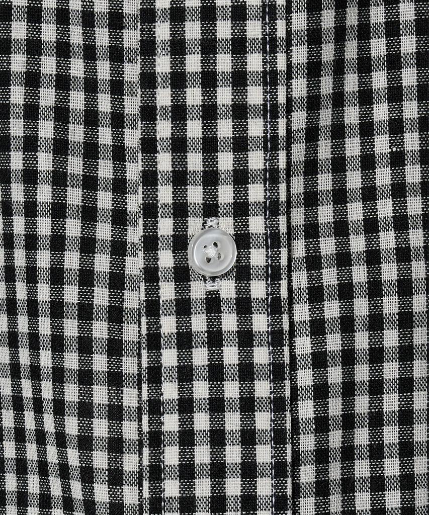 STANDARDERROR 87-Stan072 Classic Oversized Short Sleeve Gingham Check Shirt (B Type)