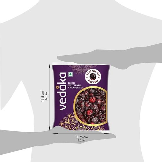 Клюква премиум-класса Vedaka | Вкусная закуска для детей и взрослых | Качественные ягоды | 200 г
