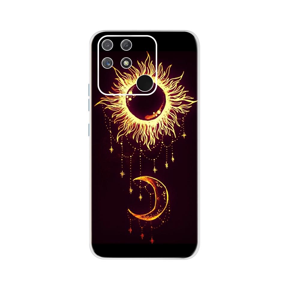 Soft Silicone Case For Raelme Narzo 50A RMX3430 Phone CaseTransparent TPU Cover For Realme Narzo50a 50 A 6.5" Back Cases Bumper