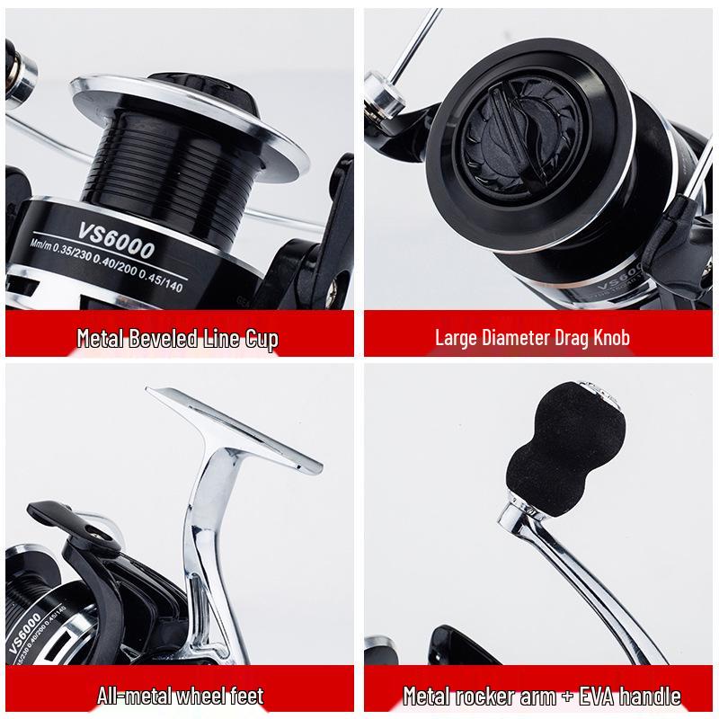 Металлическая ножка спиннинговой катушки с EV рокером для морской и скальной рыбалки, дальний заброс приманки, микро рыболовная катушка.