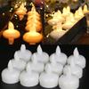 12pcs Flameless Waterproof LED Floating Tea Lights, Flickering Wish Candles,Suitable for Valentine's Day,Wedding,Party,Vase,Pond