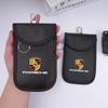lczcr3 Leather Car Key Case Signal Blocker Bag Shielding Pocke For Porsche Panamera Cayenne Taycan 911 718 Macan Carrera-GT 928 944 968