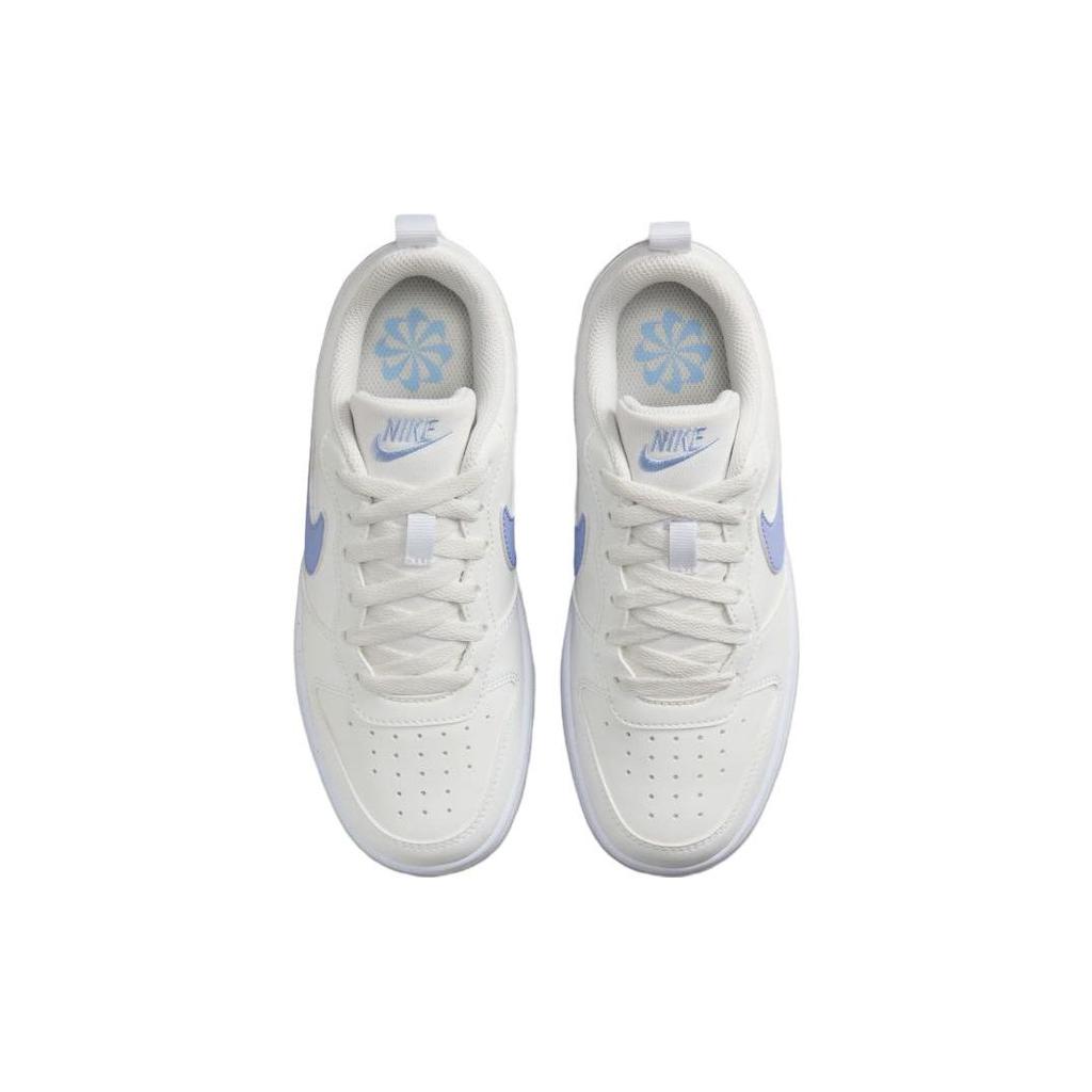 Nike Детские кроссовки Court Borough Low Recraft GS Summit Белые кобальтовые Bliss DV5456-103