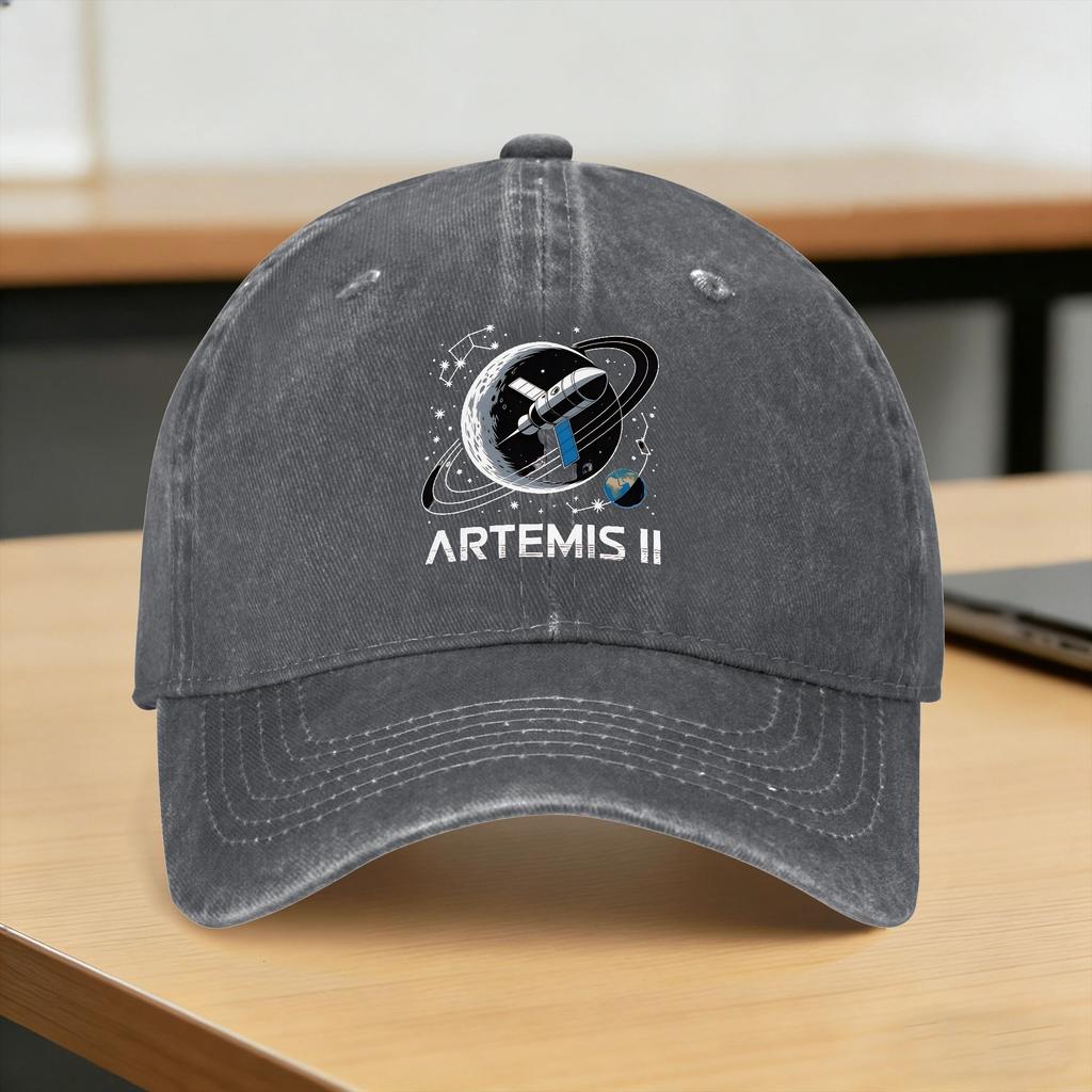 Кепка-тракер Artemis II Back to the Moon 2026 Sun Унисекс-Подростковый Дизайн Весенняя Классическая Спортивная Оптовая Продажа Бейсболок