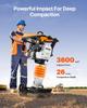 6.5 HP 196 cc Four-Spring Jumping Jack Vibratory Rammer Tamper Compactor