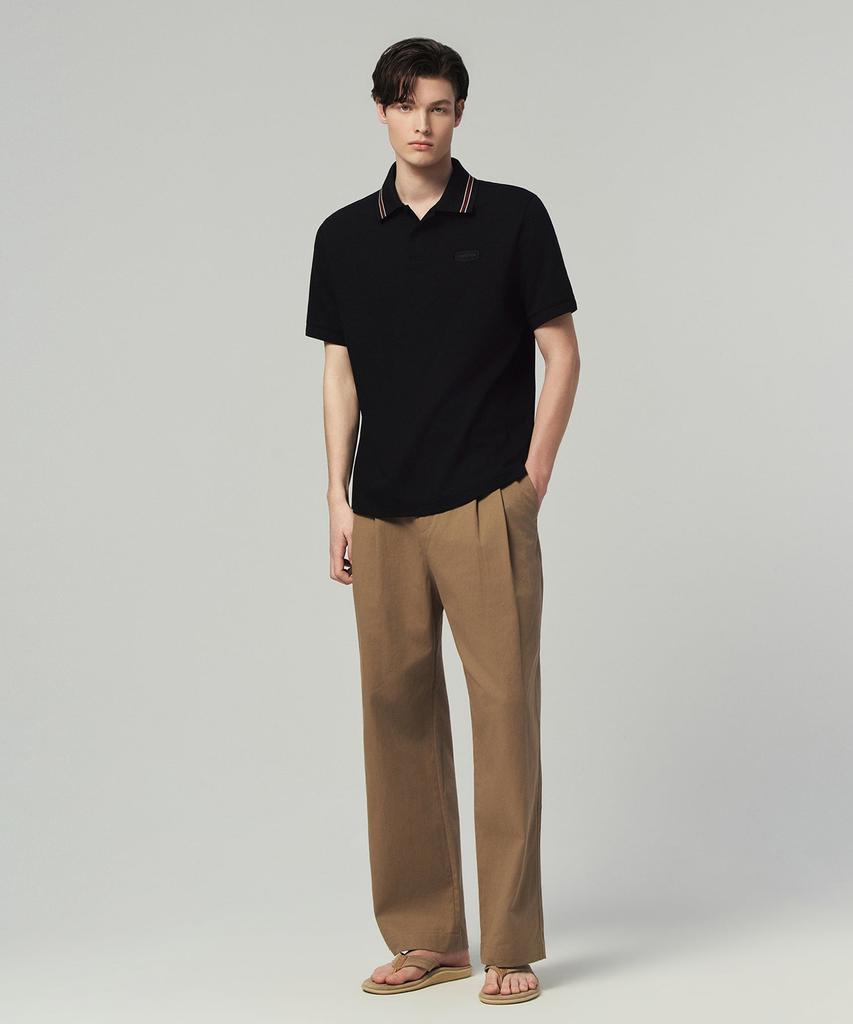 DUVETICA Norcha (Black) (Men'S Short-Sleeve Polo Shirt)