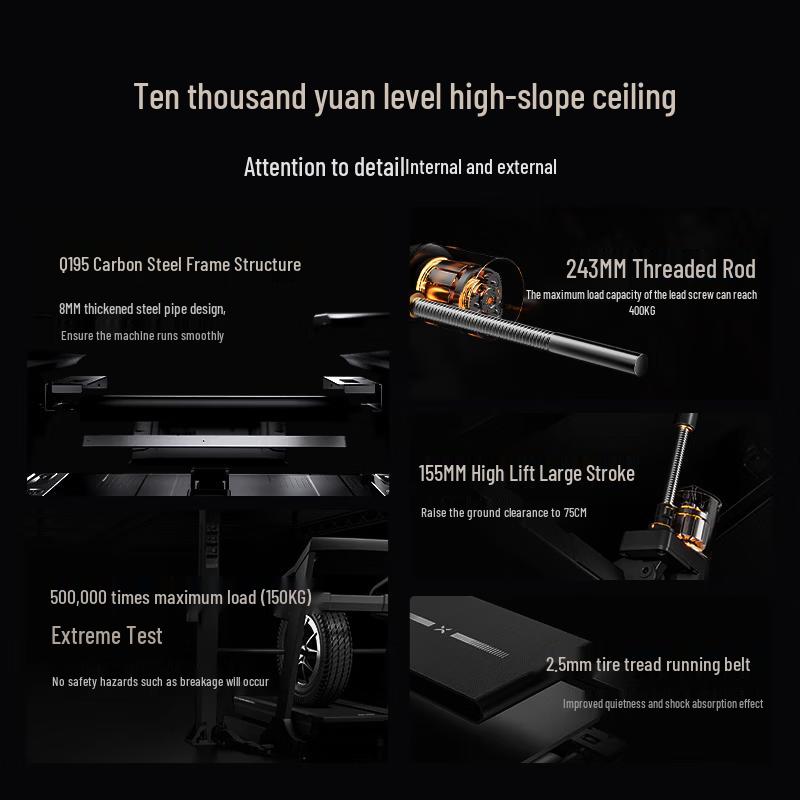 Merach Professional Marathon Quiet Home Treadmill CN plug (adapter included)
