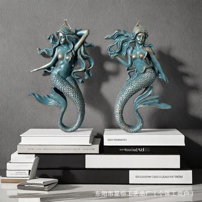 Новый продукт Креативный Морской Богемный Океан Русалка Искусство Статуэтка Декоративная Полимерная Подвеска для Стены, Подвеска