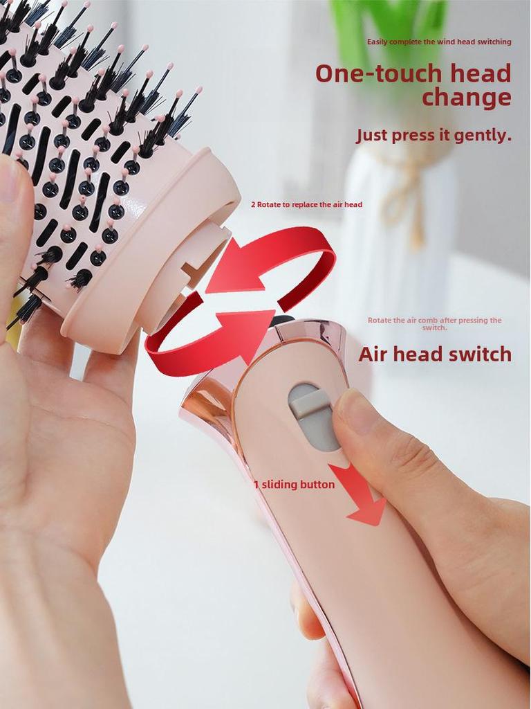 Многофункциональный фен-расческа с горячим воздухом и щипцы для завивки с отрицательными ионами 2008