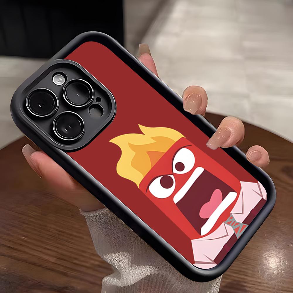 Lovely I-Inside Out 2 Phone Case For IPhone 17 Pro Max 15 Pro 16 14 Plus 12 13 Mini 11 Pro Shockproof Soft Cover