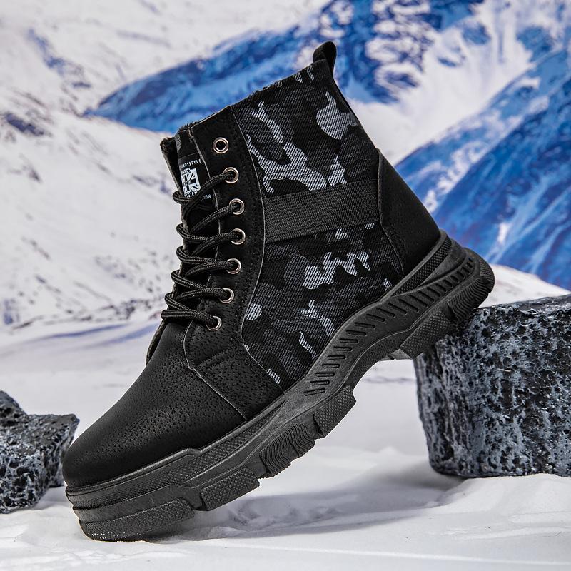 Мужские ботинки мартин летние дышащие тонкие повседневные высокие мужские туфли новая мужская камуфляжная парусиновая рабочая обувь