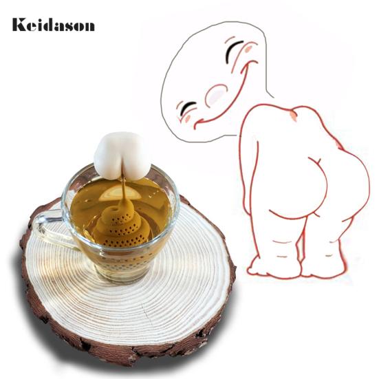 Фигурное чайное ситечко из силикона