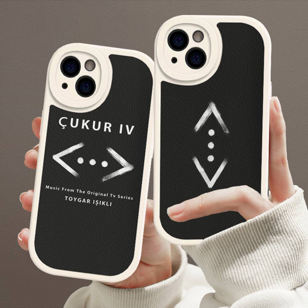 TV Cukur Phone Cover For IPhone 11 12 13 14 15 16 Pro Max Mini Plus Soft Leather Case