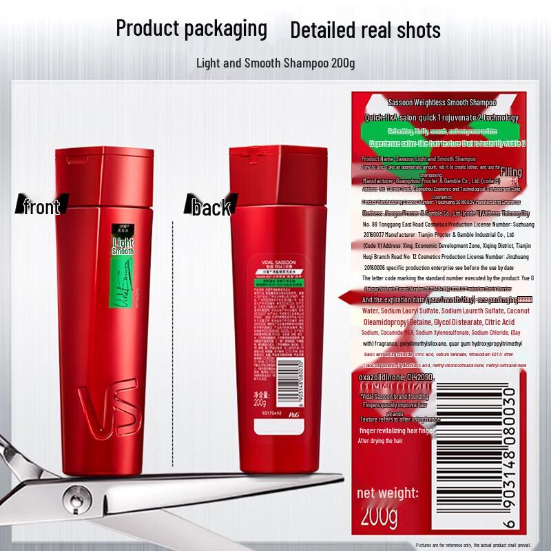Vidal Sassoon Light & Smooth Shampoo