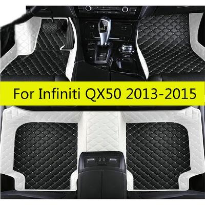 Автомобильные коврики для Infiniti QX50 2013 2014 2015 Ковры Водонепроницаемые Аксессуары для интерьера Напольные коврики Автозапчасти Педали Накладки