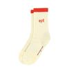 EPT LINE LOGO SOCKS (IVORY_ORANGE)
