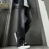 Американский стиль уличной моды джинсы с разбрызгиванием чернил мужские весна и осень модный бренд свободные прямые широкие штаны повседневные длинные брюки