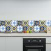 6 шт. 20x20 см Самоклеящаяся плитка-наклейка Водонепроницаемая Маслостойкая Настенный декор для кухни