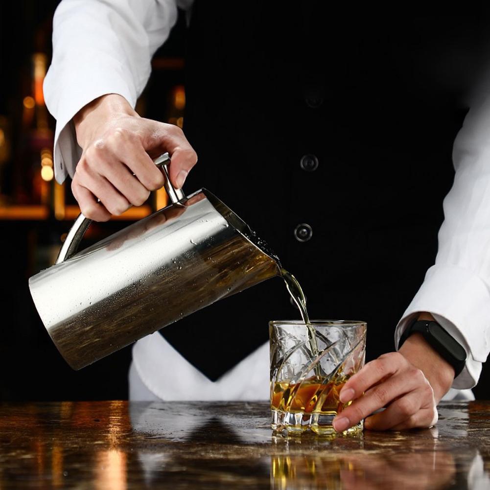 Банка для пива 1/2 л Бар Контейнер для льда Кухня Кувшин для холодного вина Чайник для холодной воды из нержавеющей стали Домашний бар Отель KTV Инструмент для питья