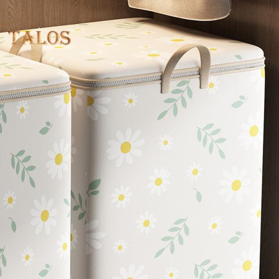 Сумка для хранения одеял, органайзер для одежды, игрушек с ручкой, застежка-молния, водонепроницаемый большой вместительный многоразовый контейнер для одежды из одеяла