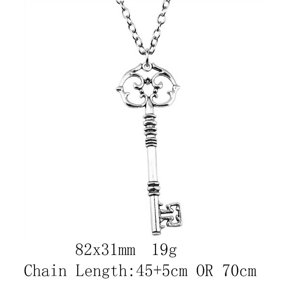 Ожерелья на годовщину свадьбы, женские полые смоляные фоторамки, ключи, длинная цепочка, ожерелье для рюкзака, цепочка, ожерелье