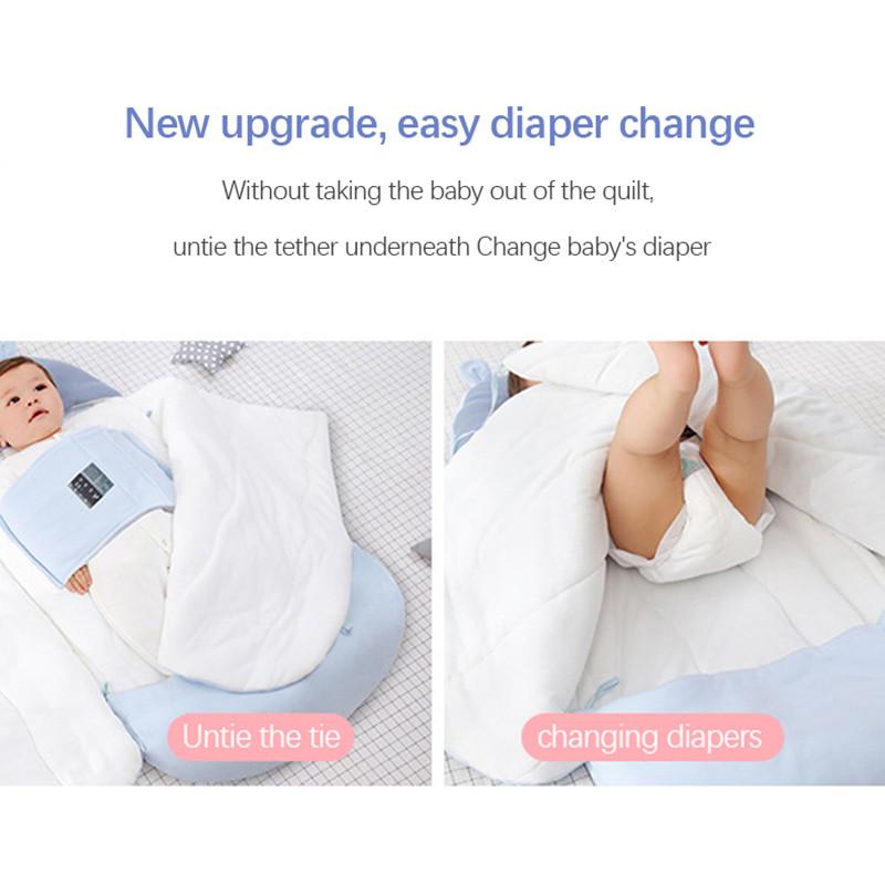 Многофункциональные детские спальные мешки-конверты для новорожденных, зимняя пеленка для новорожденных, спальные мешки для коляски 96*50 см, дорожная кроватка, детская кроватка