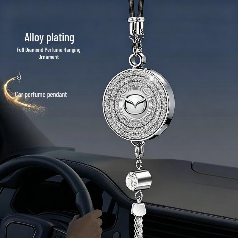 Rhinestone Pendant Car Interior Aromatherapy Perfume Hanger