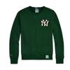 Polo X MLB FW24 New York Yankees Collaboration Solid Logo Print Crew Neck Long Sleeve Sweatshirt Men Sweatshirt Green MNPOKNI16823939-301