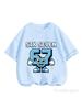 Boys Retro Pixel Art Six Seven Print Short Sleeve Tee Breathable Cotton Perfect for Casual Outings Street Styledf0011