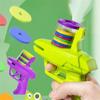 Children's Soft Bullets Gun Toy Frisbee Flying Saucer Shooter Pistol Educational Gift for Boys Girls