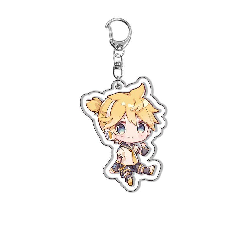 Game LAITO MEIKO Kagamine Rin Len Cosplay Acrylic Key Chain Keychain Pendant Prop Accessories Xmas Gift