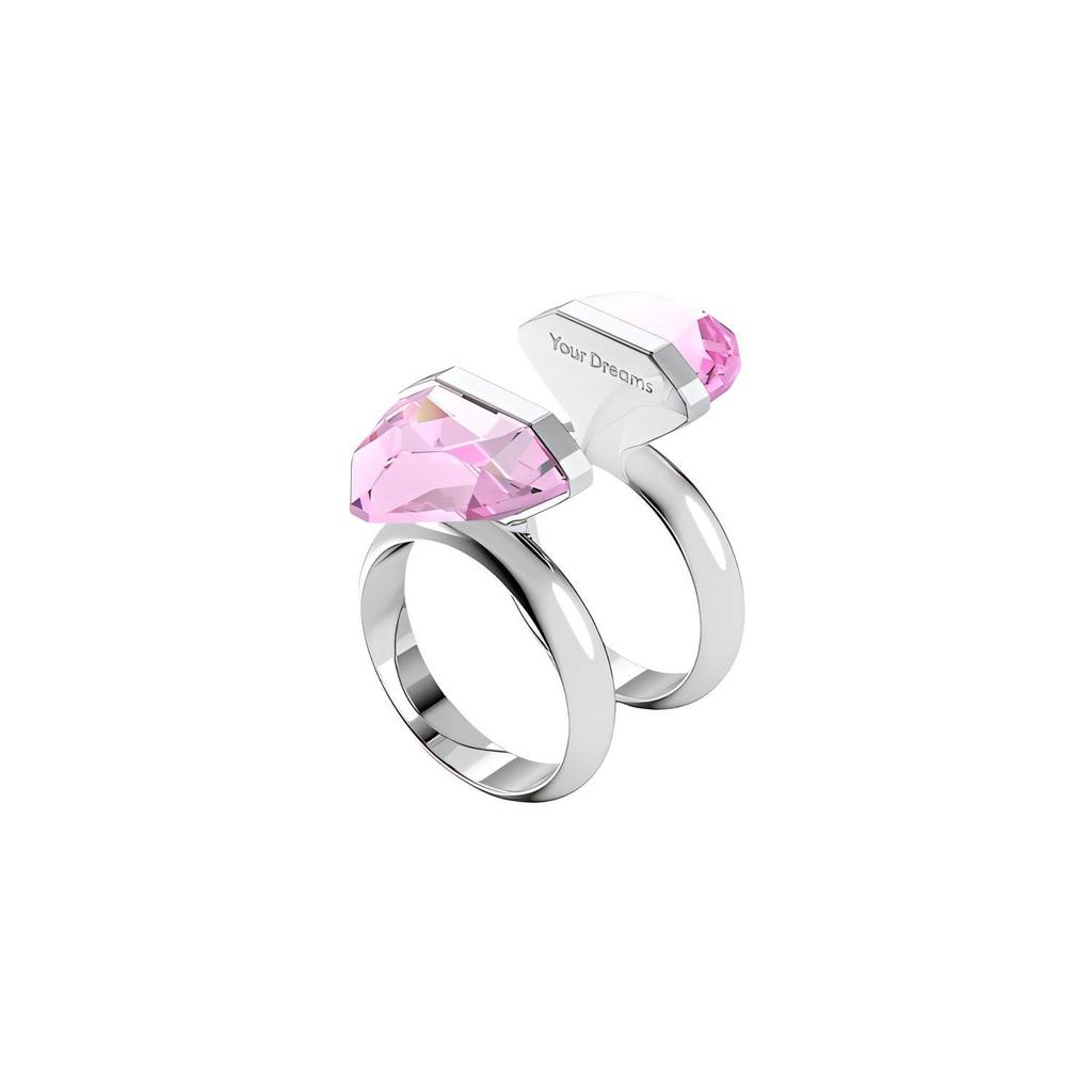 Swarovski Светящееся кольцо Магнитное Розовое Покрытие Родий Женские кольца 5613558