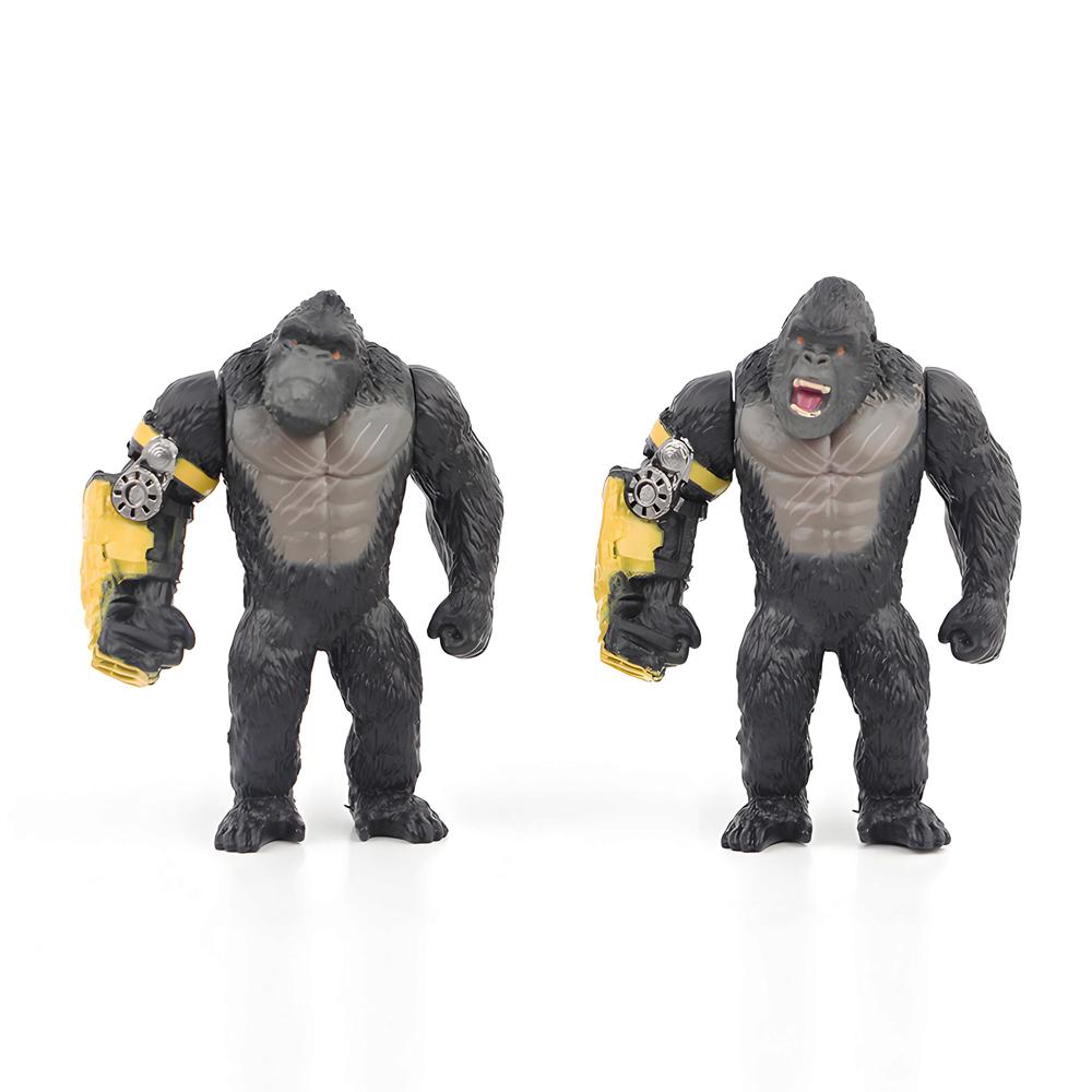 New Arrival 6 Pcs/Set Godzilla VS King Kong 2 New Empire Monsters Movable Joints Action Figure Model Toys
