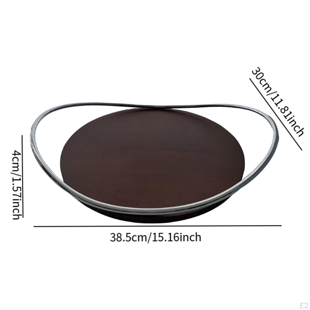 Поднос для сервировки столовых приборов с ручками, органайзер для чайника и чашек, идеально подходит для гостиной