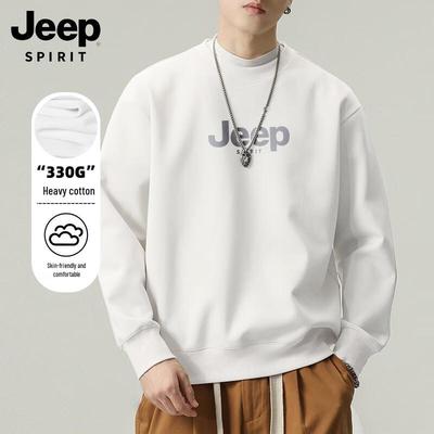 Мужская толстовка с круглым вырезом и графическим принтом JEEP SPIRIT