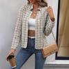Autumn Fashion Short Ladies Cardigan, Ladies Temperament Style Office Small Suit Jacket Women