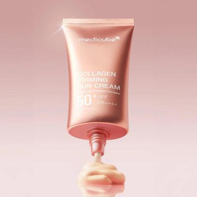 Солнцезащитный крем Collagen Firming Sun Cream 50 мл Renewal SPF50+PA++++, Kbeauty, корейская косметика, образец